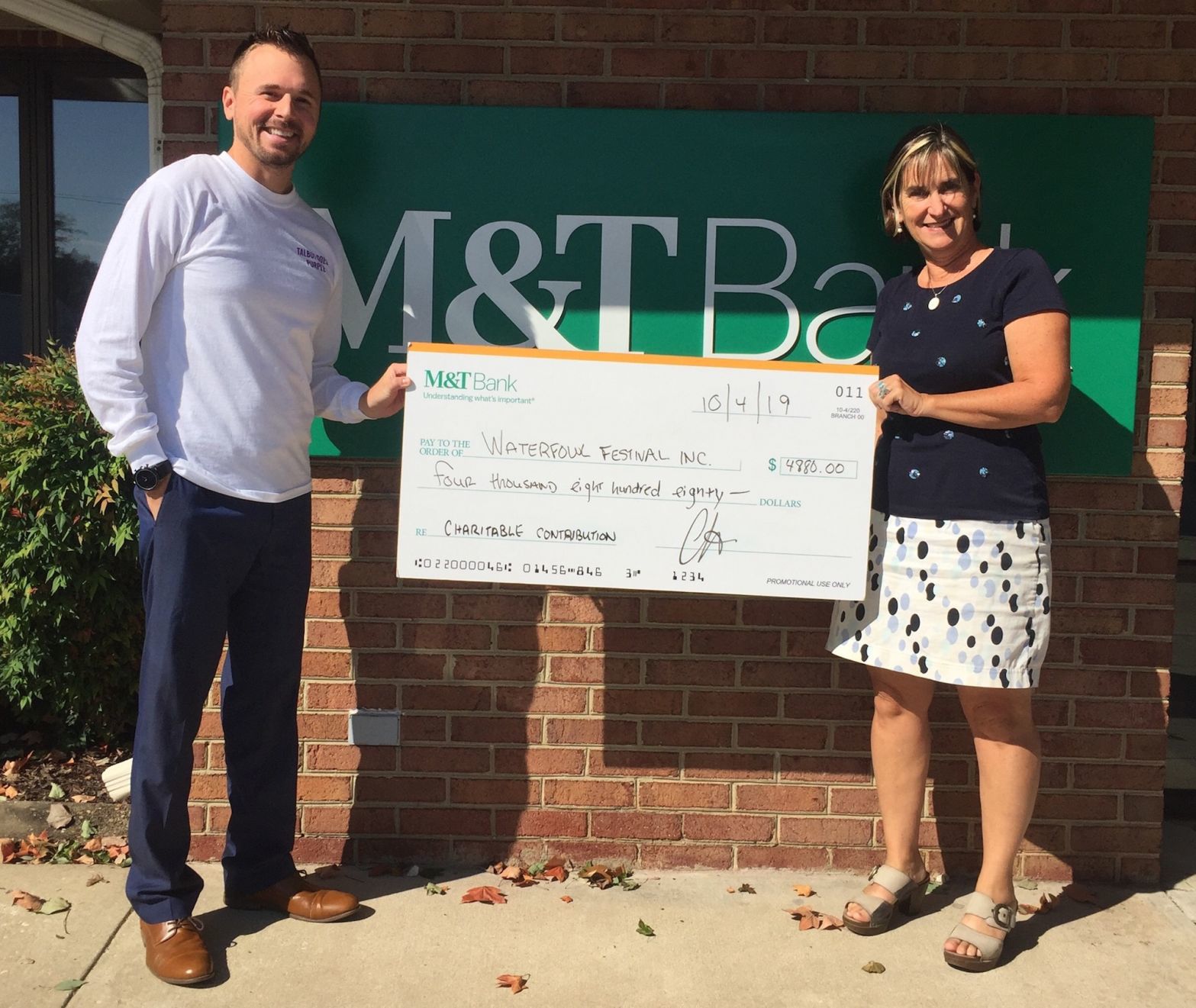 M&T Bank donates to Waterfowl Chesapeake